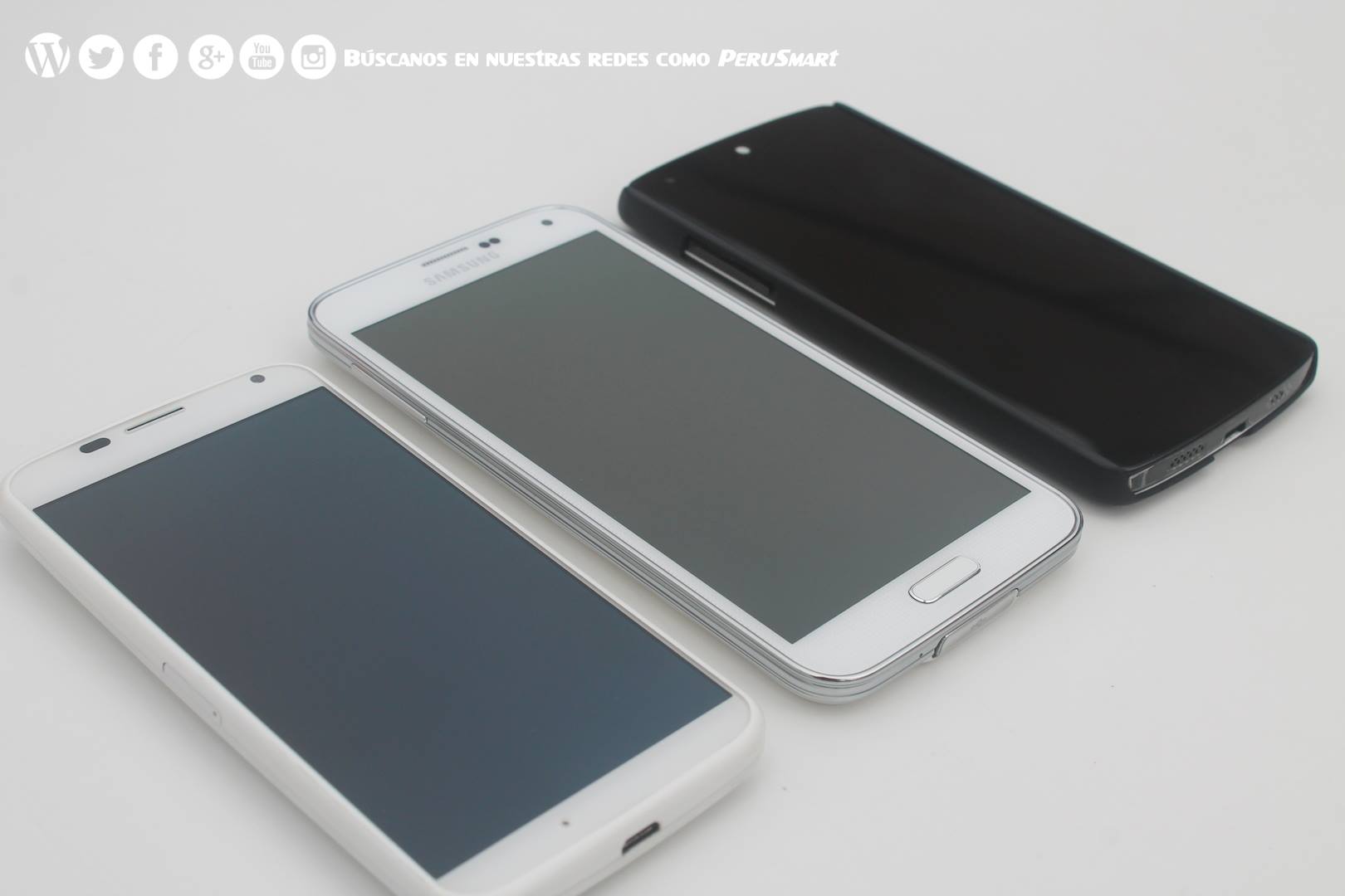 Moto X vs Samsung Galaxy S5 vs Nexus 5