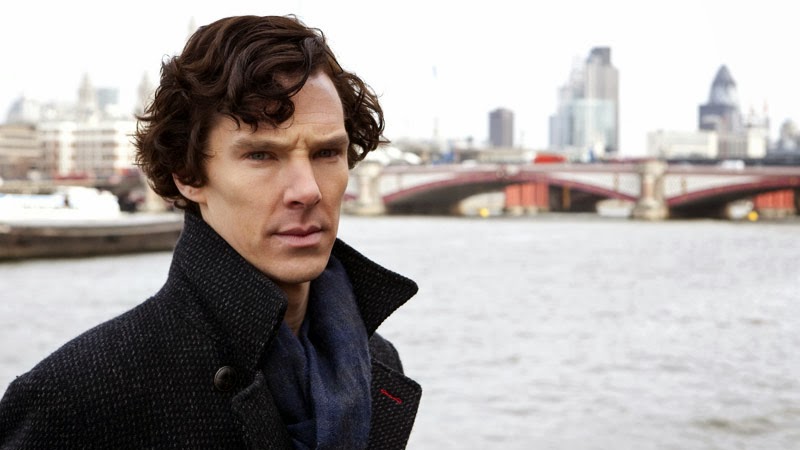 Benedict Cumberbatch as Sherlock Holmes in BBC Sherlock "The Great Game"