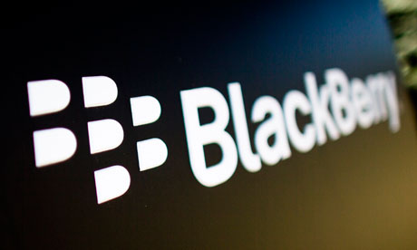 A Blackberry logo is seen at the Blackberry campus in Waterloo