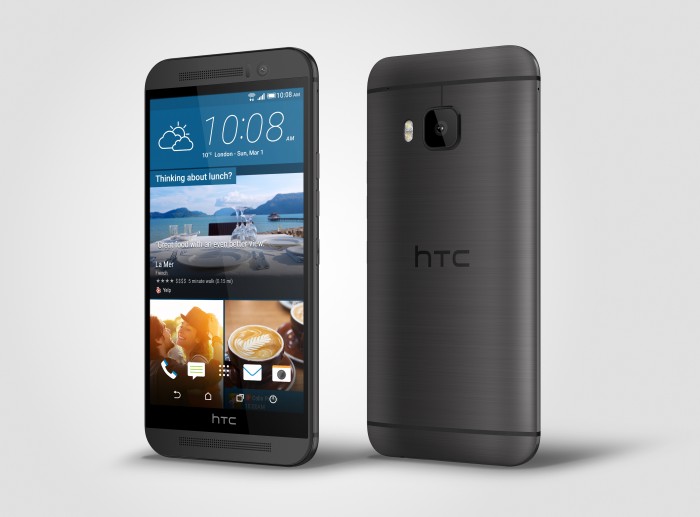 HTC One M9_Gunmetal_Left